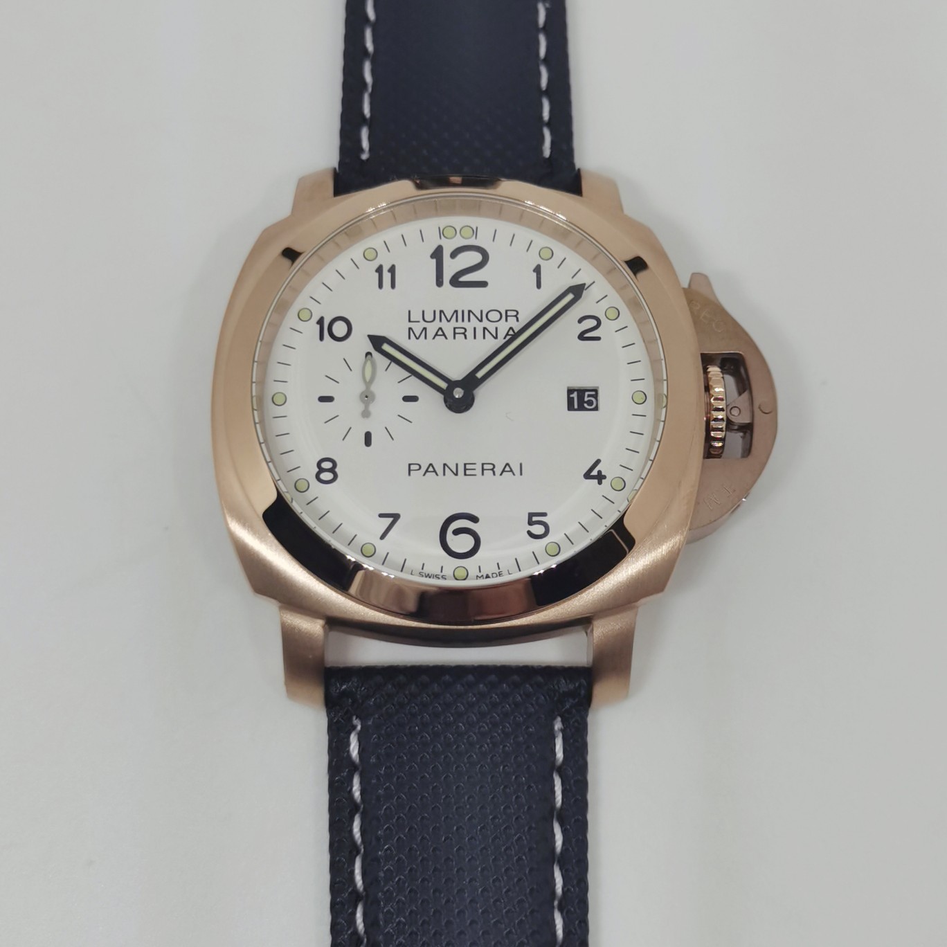 沛納海Panerai精品男士機械表 型號PAM00499 LUMINOR 1950系列 直徑44mm 厚度15mm