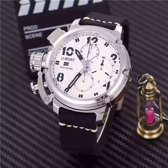 高仿 超a 一比一 U-Boat 大表盘 52mm 多功能计时机心 皮带 手表-U-Boat