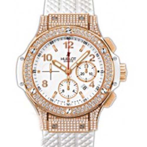 宇舶Hublot 恒寶大爆炸Big Bang 341.PE.2010.RW.1104 鑲鉆計時男士機械手表-恒宝宇舶表Hublot