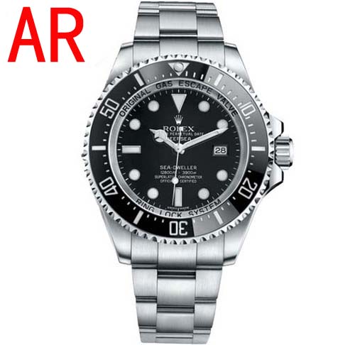 AR廠精品904鋼勞力士DeepSea海使型44黑鬼王男表116660，超級3135機心，完美復刻正品百分之96，超強仿真度，真假難辯，細節比N廠還牛-勞力士Rolex