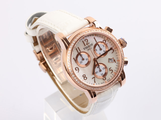 TISSOT石英计时镶钻腕表-TIS-58