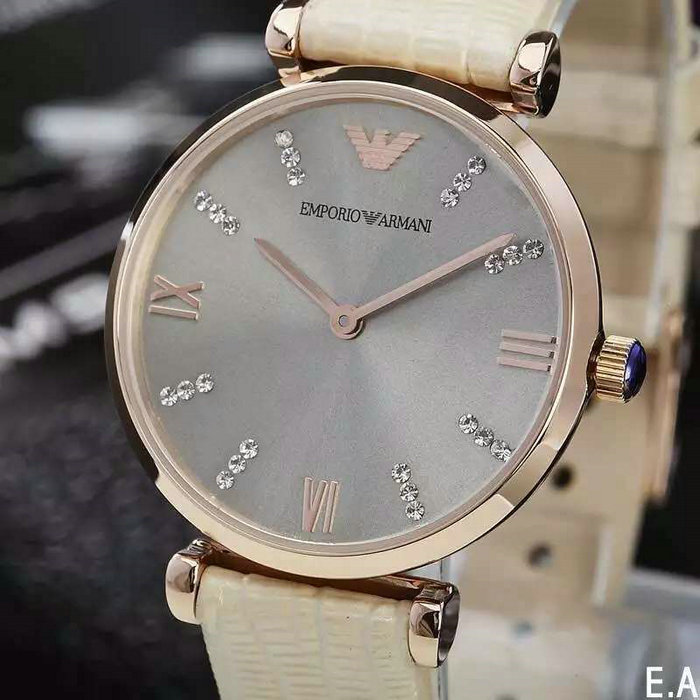 阿玛尼Armani女表AR1681石英机芯精钢表壳32mmX8mm