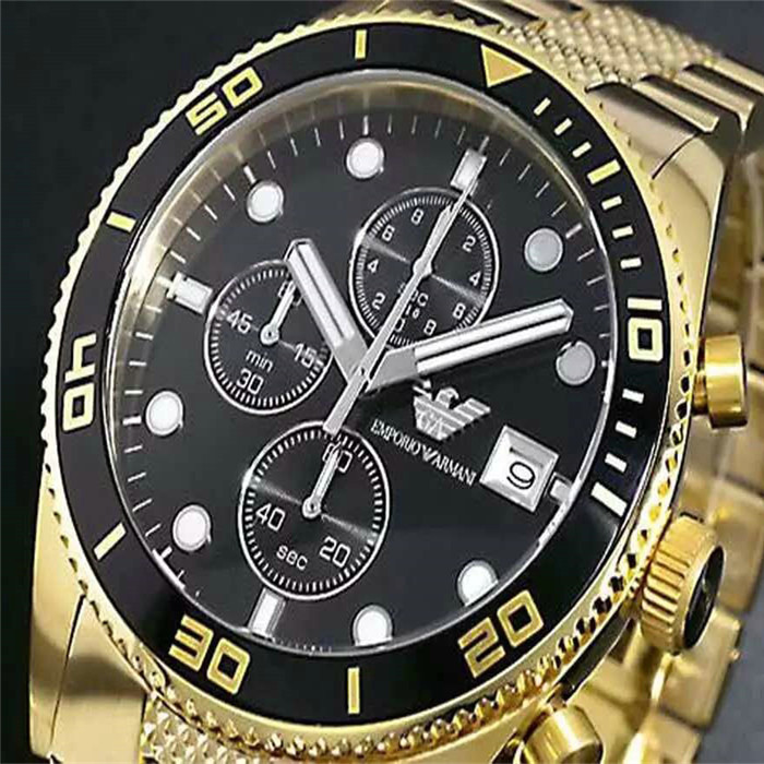 阿玛尼Armani女表AR0359/AR0360/AR0361进口石英机芯双向蝴蝶表扣33mm*20mm
