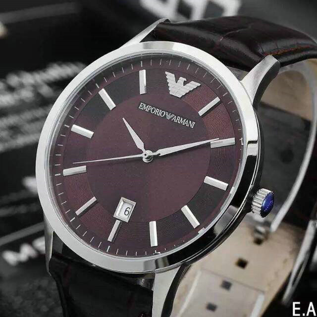阿玛尼Armani AR2413男表进口石英机芯顶级矿物强化玻璃镜面42mm*8mm