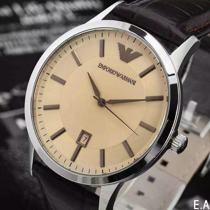 阿玛尼Armani AR2467男表进口石英机芯顶级矿物强化玻璃镜面42mm*8mm