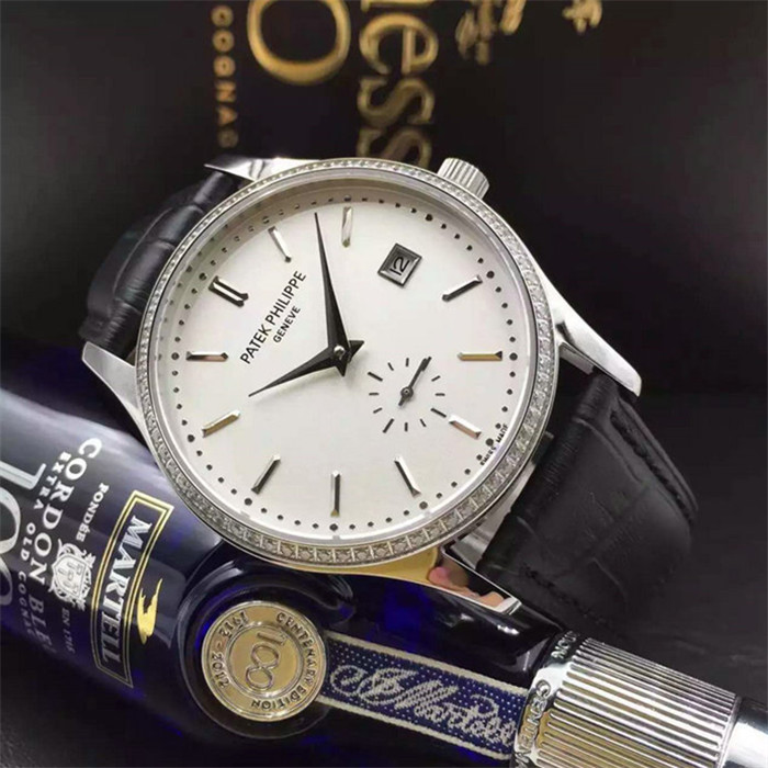 百达翡丽Patek Philippe腕表机械机芯蓝宝石玻璃镜面39mm*10mm